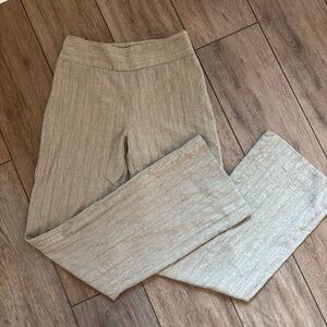Herve Leger wool tan trousers vintage